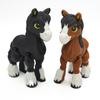 3D Printed Horse Figurine Movable Joints Pony Statue Stress Relief Fidget Toy Educational Animal Model Desktop Decoration Ornament