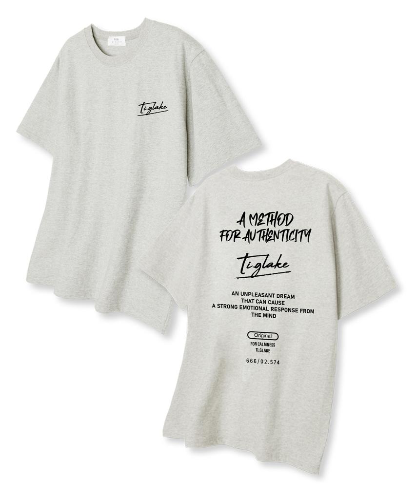 TI.GLAKE Method Oversized Short Sleeve T-Shirt Oatmeal