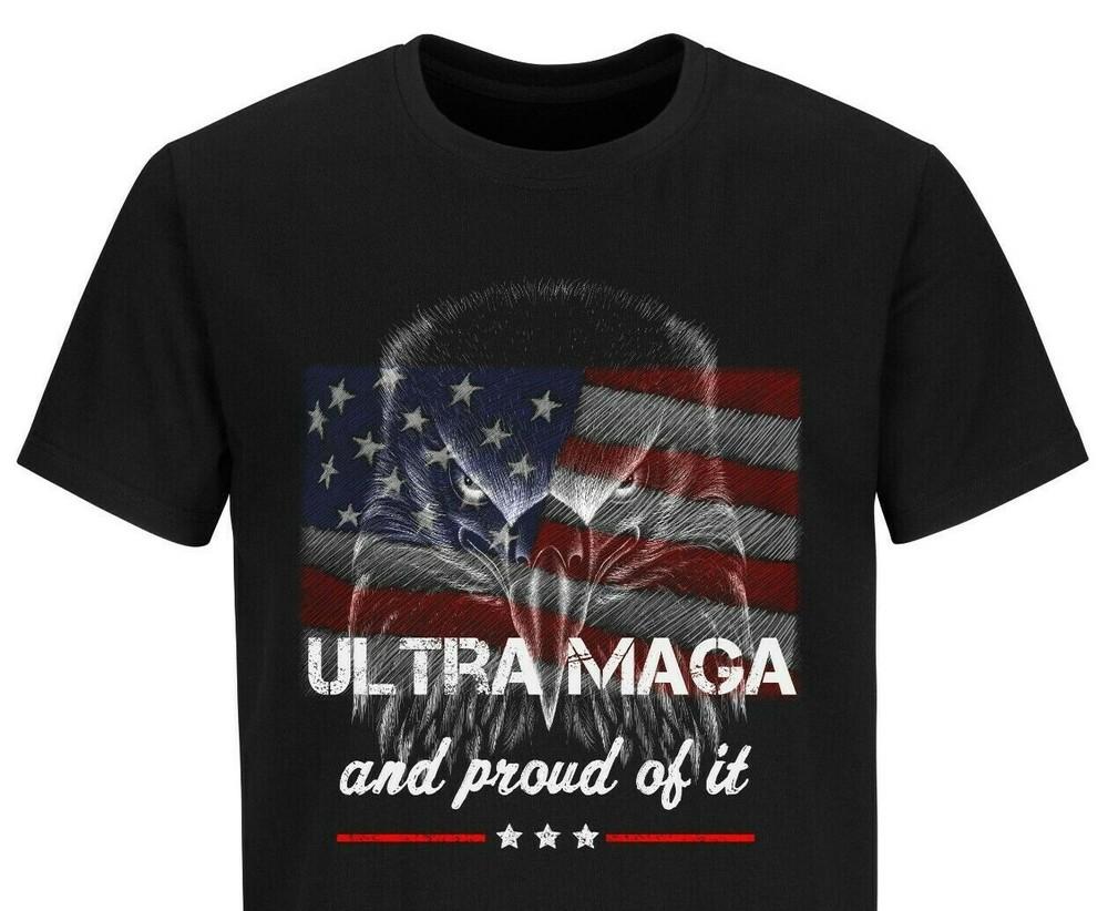 Ultra MAGA Joe Biden Funny Tshirt Political Shirts Trump 2024 American Flag