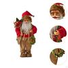 Festive Santa Claus Doll Traditional Christmas Decor Ornament for Home