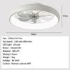 DC Motor Small Electric Ceiling Fan Light Household 6-Speed Strong Wind Ceiling Fan Indoor Remote Control Fan Lamp