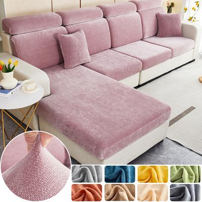 New Thick Luxury Sofa Seat Cushion Cover Anti -Dust Elastic L Shape Sofa Couch Cover Separate Washable Furniture Protector Kids