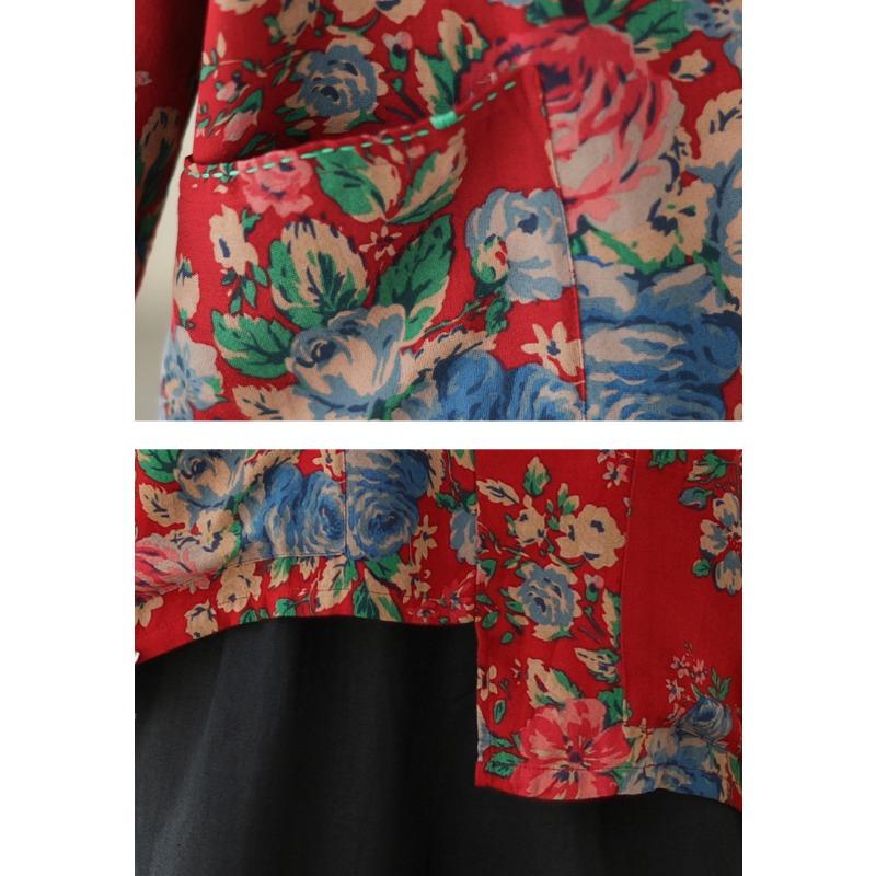 DIMANAF 2025 Summer Plus Size T-Shirt Asymmetrical Women V-Neck Loose Floral Basic Tops Tees Maxi