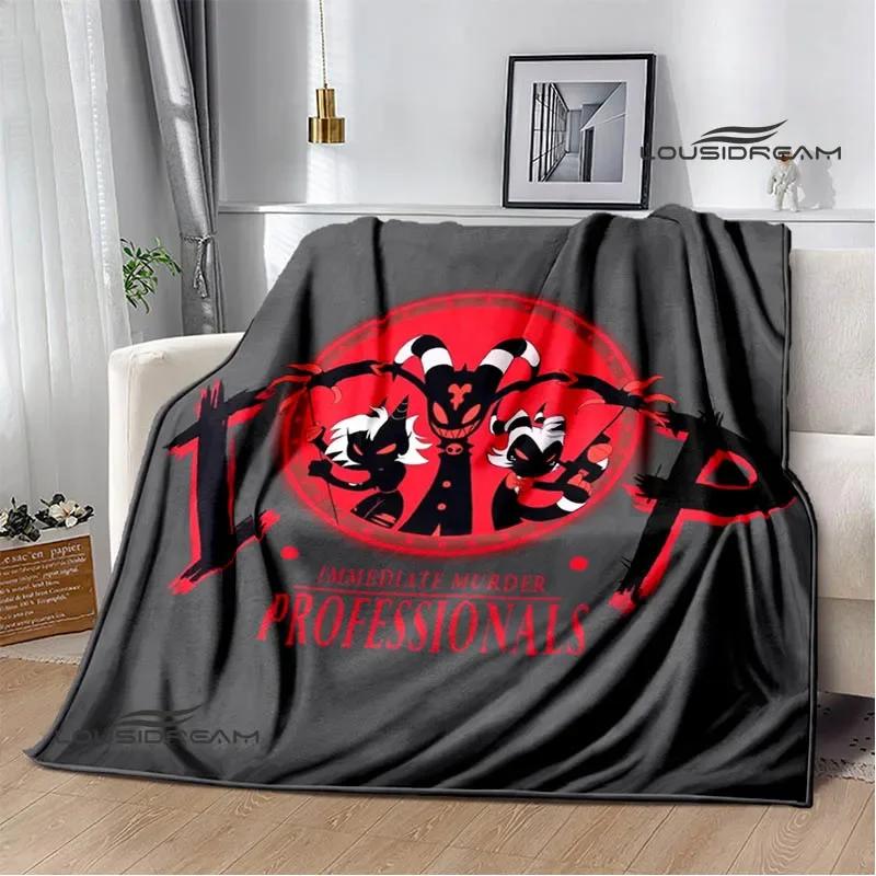 H-Helluva-Boss Cartoon printed blanket Warm Flannel blankets Picnic blanket throw blankets Home bed linings Birthday Gift