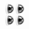 4pcs Dome Simulation Camera CCTV Dummy Fake Security Camera With Flashing Led Light