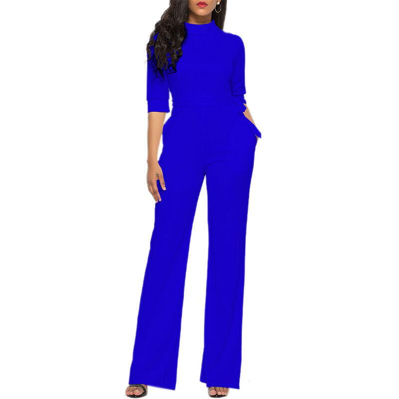 Royal blue ladies jumpsuit Clearance