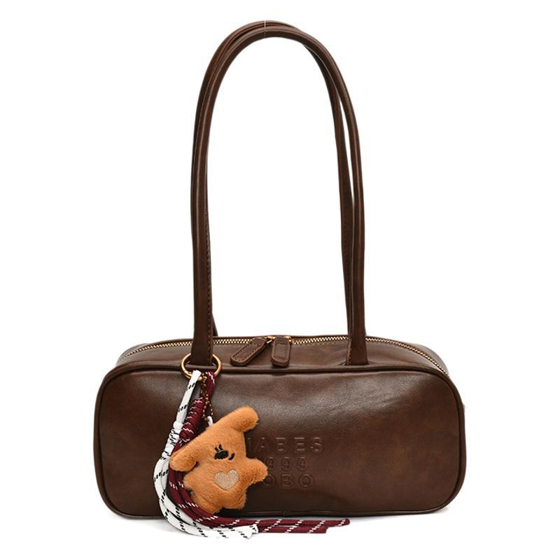 Autumn and Winter Retro Large-capacity Briefcase Women's 2025 New Super Hot Fashion Commuter Portable Bowling Bag