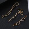 3pcs Fashionable Simple Versatile With Broken Hair Edge Clips Girl Bangs Hair Twist Clips Accessories