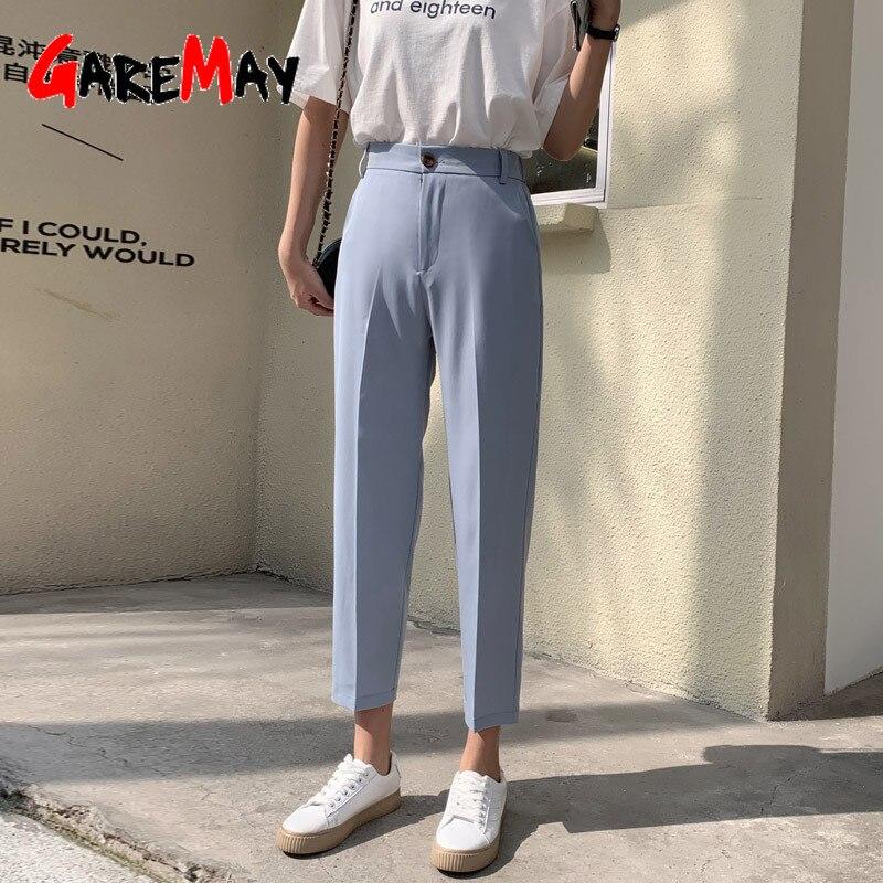 Pantaloni da donna Stile coreano Casual Pantaloni oversize Donna 2020  Autunno Moda Streetwear Pantaloni a vita alta per le donne acquista in modo  economico — spedizione gratuita, recensioni reali con foto — Joom