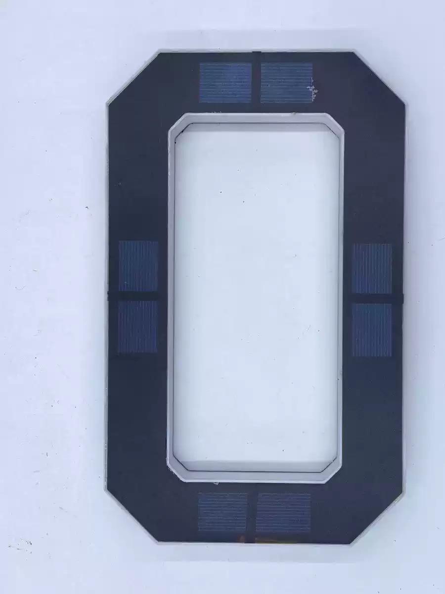 

12cm Solar LED Address Sign, Digital House Number Light,Shopping Mall Door Address Smart Sensing LED Lights,No Wiring Required 12cm