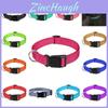 Adjustable Padded Nylon Dog Collar With Reflective Strips Ensures Safety And Visibility