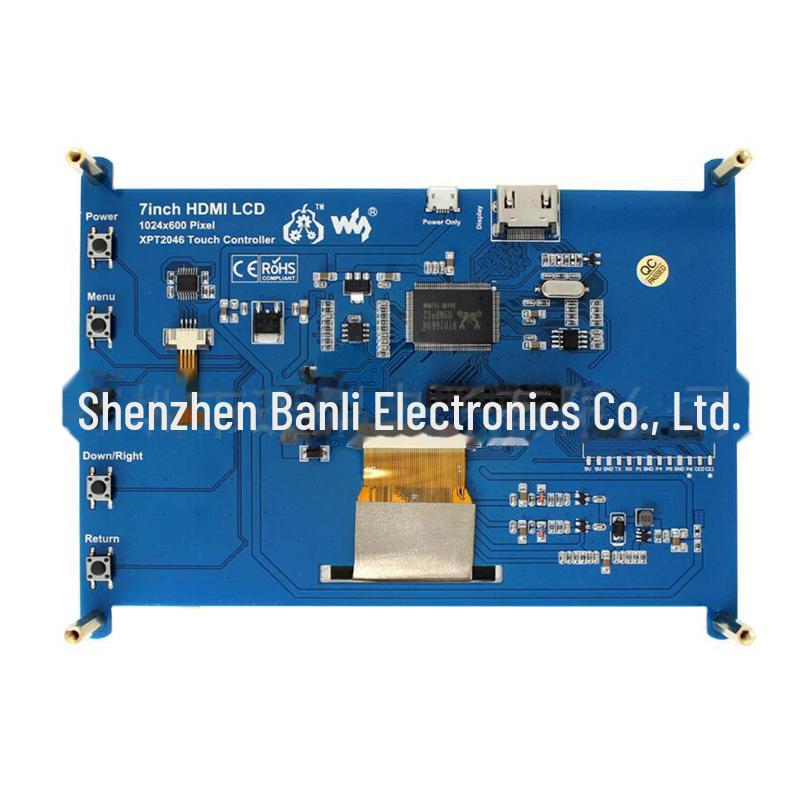 Raspberry Pi 7" HDMI LCD Resistive Touchscreen Display - VGA IPS Monitor