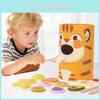Wooden Feeding Game For Kids With Cognitive Development And Fine Motor Skills Practice For Preschool Learning