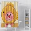 Shower Cute anime Loopys Curtain Waterproof Polyester Fabric Paint Colorful Bath Curtains Home Bathroom Decor Curtain With Hook