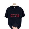 Cross-Border Exclusive Explosive Goods, Good Goods 100% Pure Cotton Tide Brand American High Street Printing Letters Loose Half-Sleeved Couple