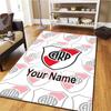 Dragon Crest Custom Name Carpet Rug For Living Room Bedroom Home Sofa Decoration Kids Play Nonslip Floor Mat
