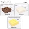 Stress Relieving Squishy Cheese Decompression Soft Butter Soft Relief Squeeze Ball Simulated Soft Chocolate Relief Ball Ornament