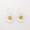 Yellow Tiger's Eye Gemstone 925 Sterling Silver Jewelry Handmade Earrings 1.60" EE-5-47
