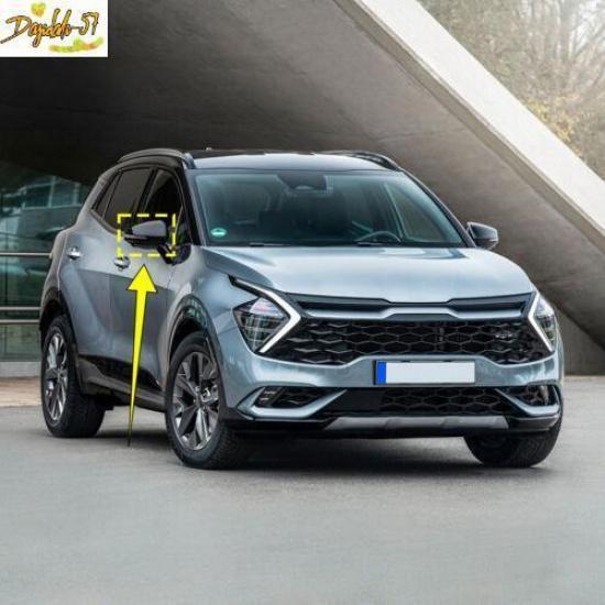 For Kia Sportage NQ5 - Side Rear View Mirror Cover Trim Carbon Fiber