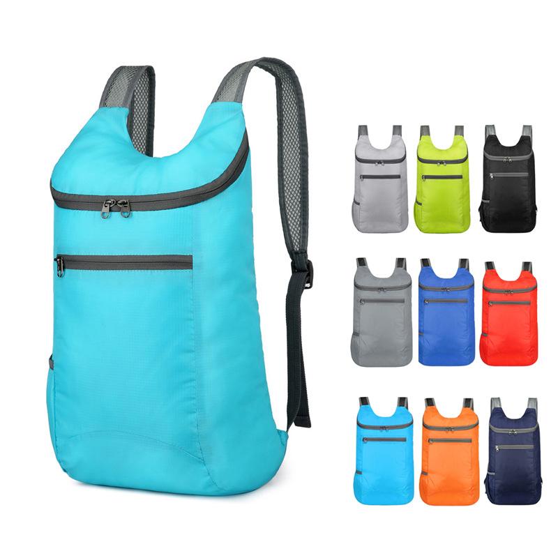 Water-proof Collapsible Lightweight Backpack Large-capacity Outdoor Sports and Leisure Marathon Mountaineering Bag