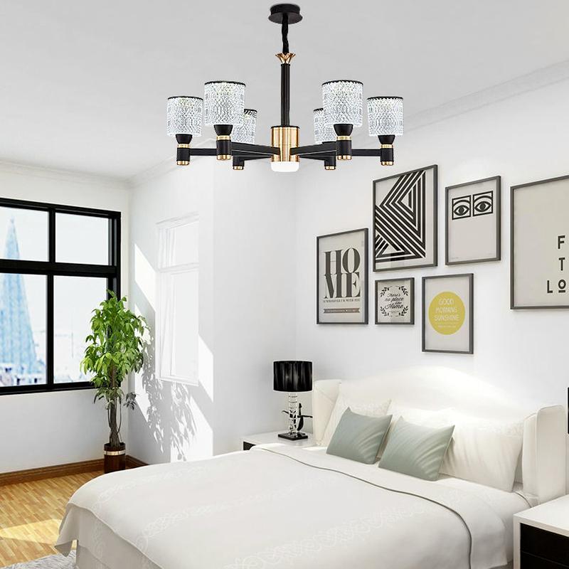 Lámpara nórdica moderna minimalista para sala de estar, lámpara de comedor, lámpara de dormitorio, iluminación atmosférica de lujo europea, iluminación para el hogar