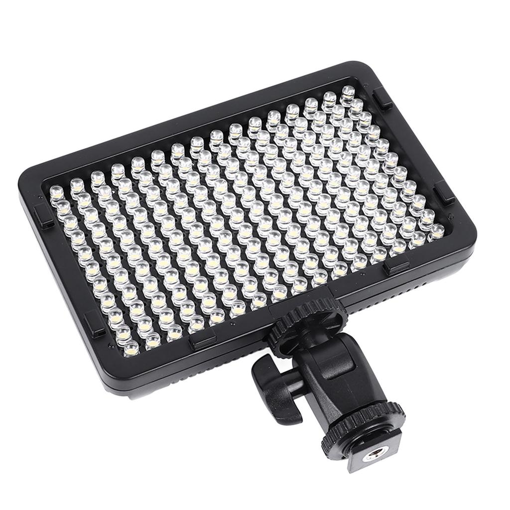 LED Video Light On Camera Mini Rechargeable 176LED Photography Fill Lamp Dimmable for DSLR Cameras