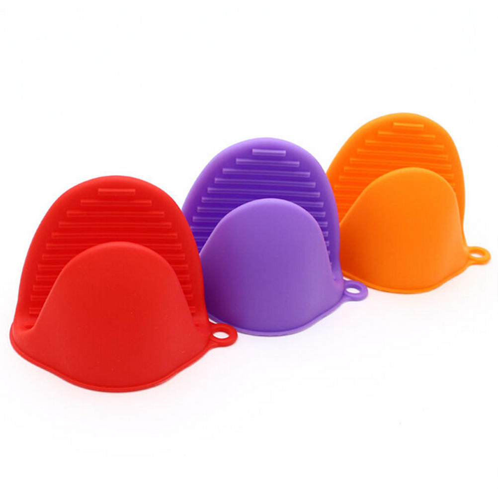 

Kitchen Heat Resistant Silicone Glove Grip Oven Pot Holder Baking BBQ Cook Mitt