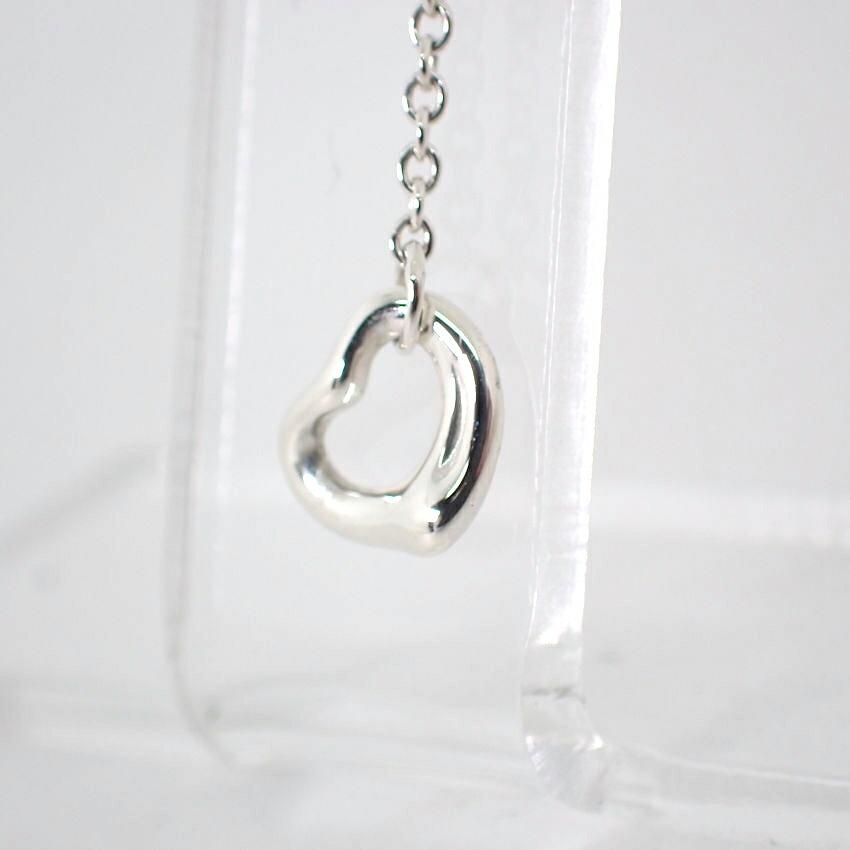 [Pre-owned] TIFFANY 925 Open Heart Diamond Earrings (One Side) / j64-9