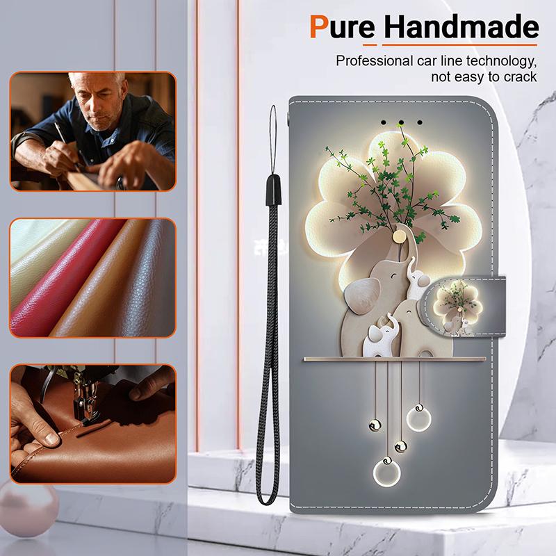 Stand Flip Wallet Case For Honor Play 60 Plus 9T 5G 200 Smart 200 400 Lite 200 Pro 5G Flip Painted Pattern Wallet Cover
