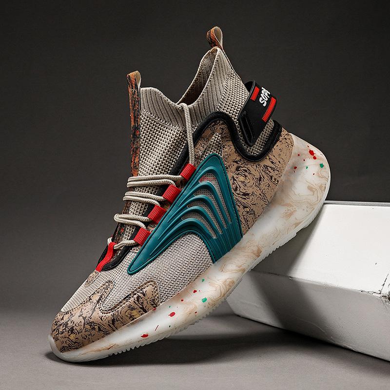 Модная сетчатая обувь Мужские кроссовки Легкая дышащая повседневная обувь для мужчин — фото 8