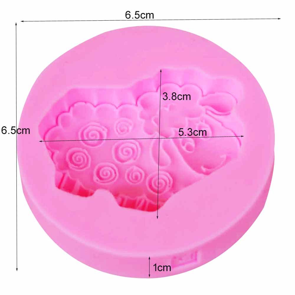 Cute Sheep Goat Silicone Molds Crafts For Chocolate Candy Cupcake Jelly Moulds Baking Pastry Home and Kitchen Accessories Tools