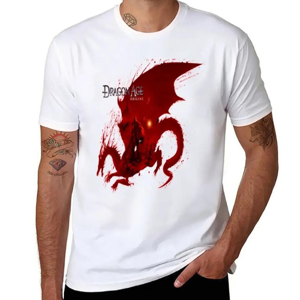DRAGON AGE ORIGINS T-Shirt funnys summer top mens graphic t-shirts pack