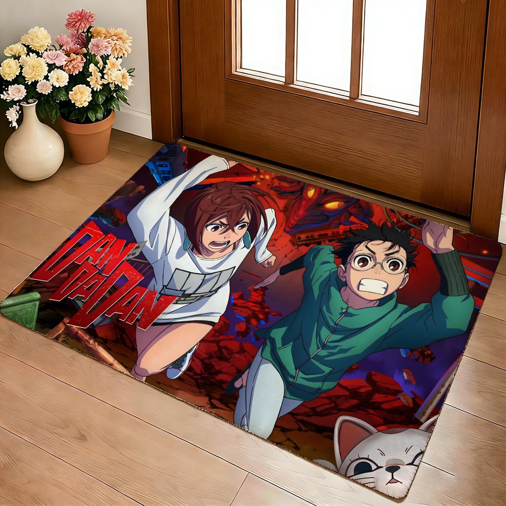 Anime Hot D-DandadanS Floor Mat Cozy Flannel Soft Thick Non-Slip Mat For Living Room Bedroom Kitchen Decor Rugs