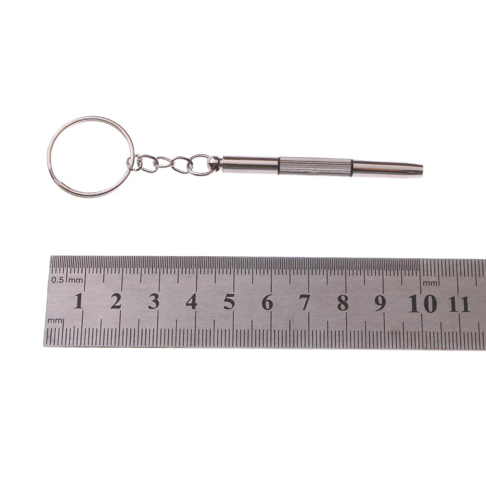 Keyring Eyeglasses Screwdriver Hand Multifunctional Tool Repair Tools Mini Multitool Kit