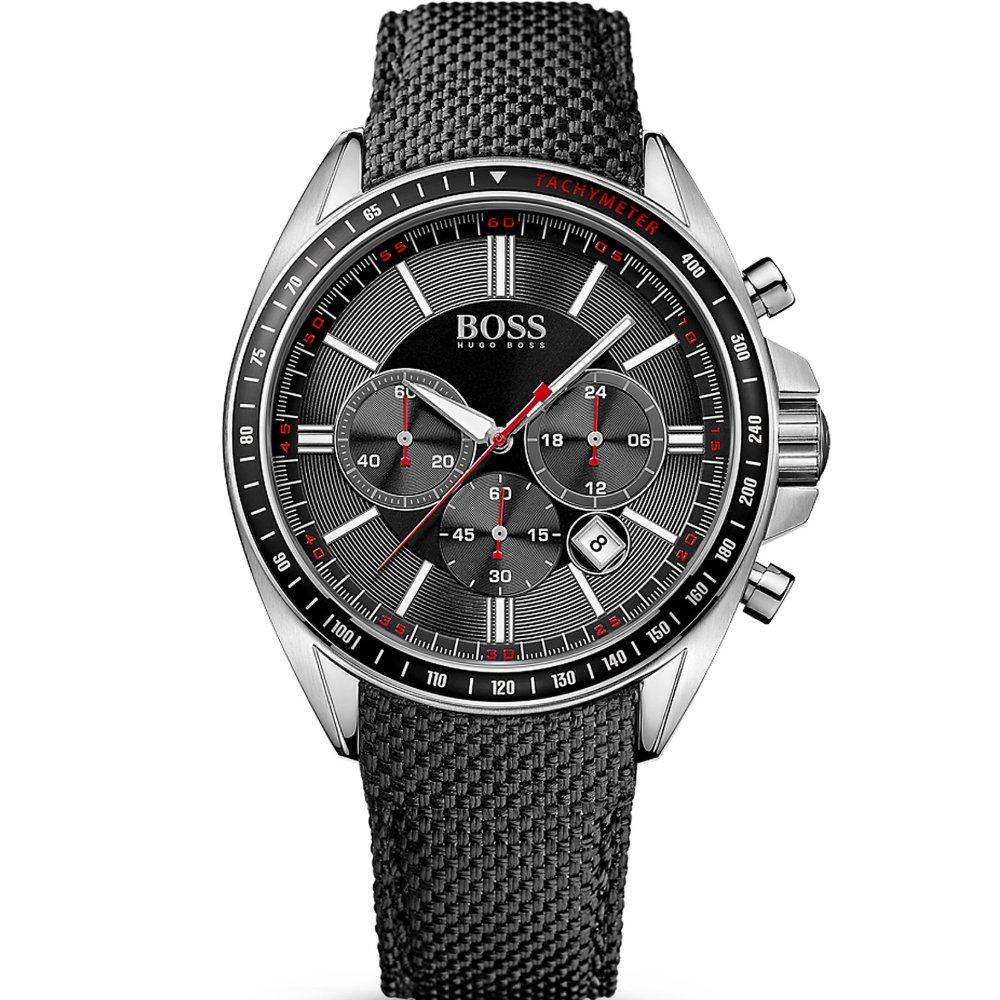 HUGO BOSS Montre pour homme  1513087 Driver Chronographe 46mm noir
