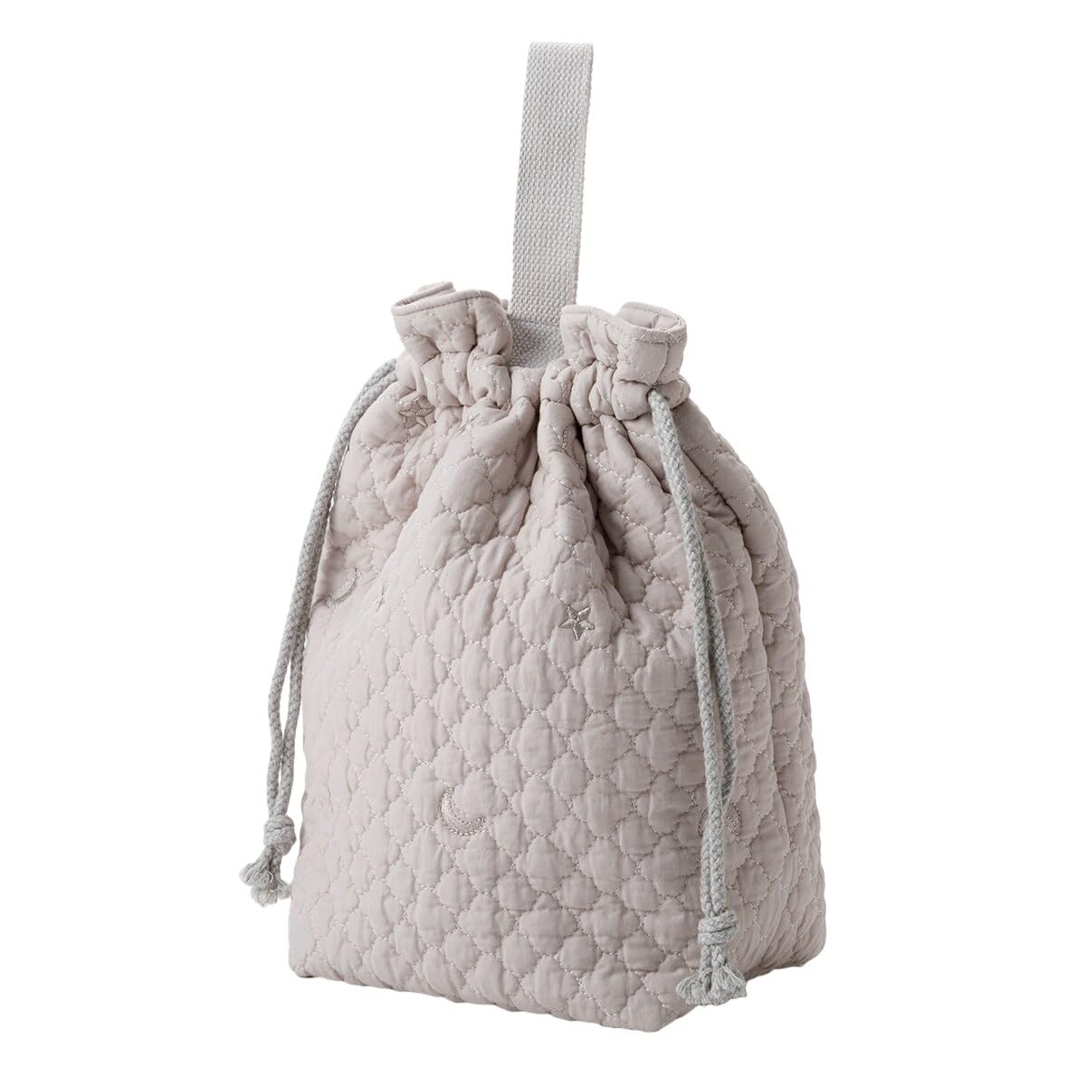 

Nitori Drawstring GY 2116100007905 Pouch, Large, L, IB02, сірий колір