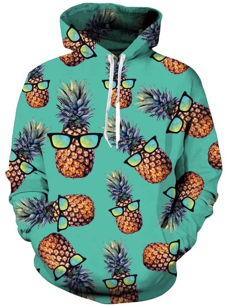 

Мужские Худи Животное Кот Принт 3D Узор С Капюшоном Весна Осень Пуловер Толстовка С Карманом Худи Уличный Стиль Свободный Удобный XS