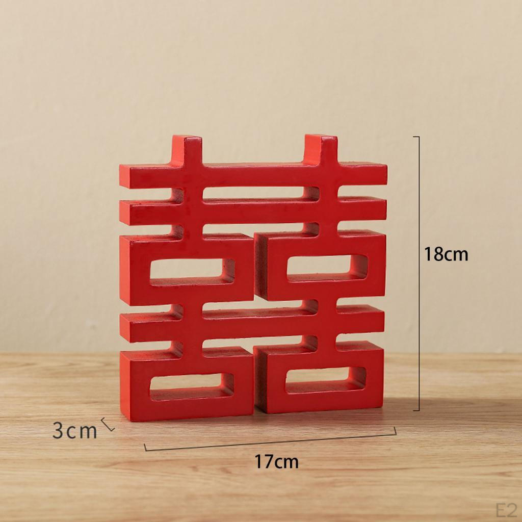 Chinese Tradition Red Happy, Hangings Creative DIY Decorative Exquisite Engagement Carving