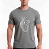 Heart TShirt Summer Casual Cotton Tee Oversized Streetwear Tops Vintage Graphic Print Loose Fit Short Sleeve  Cotton