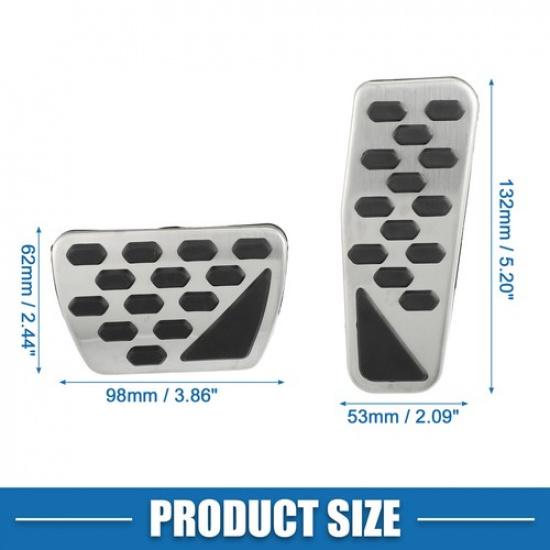 Gas Brake Pedal Cover Anti Slip TWO  for Jeep Wrangler JL 2018-up