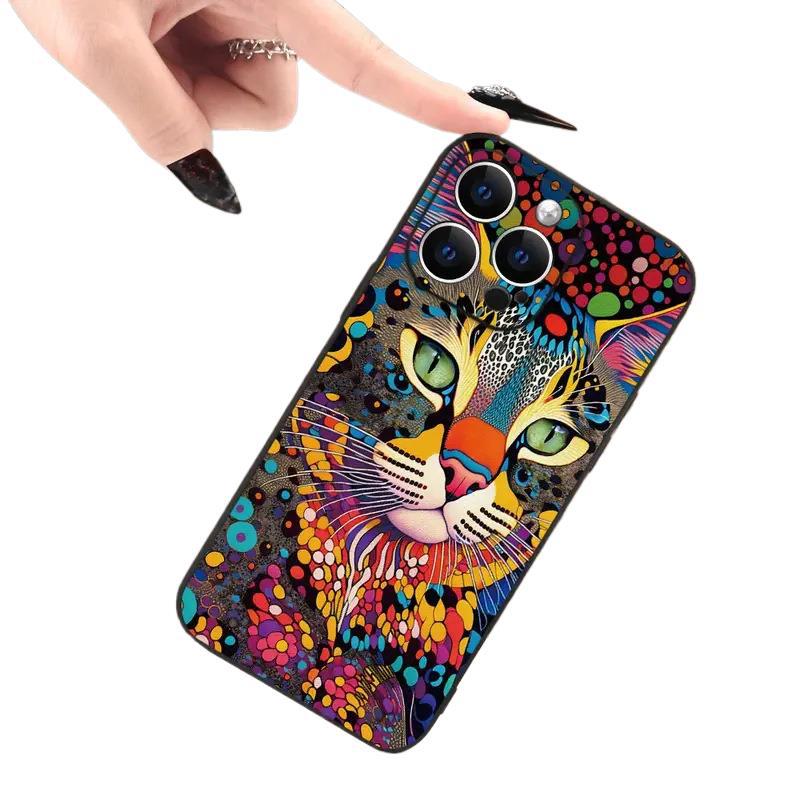 Personalized Kitten Apple 17 Pro Apple 17 Pro Mobile Phone Case Creative iPhone16 Mobile Phone Case