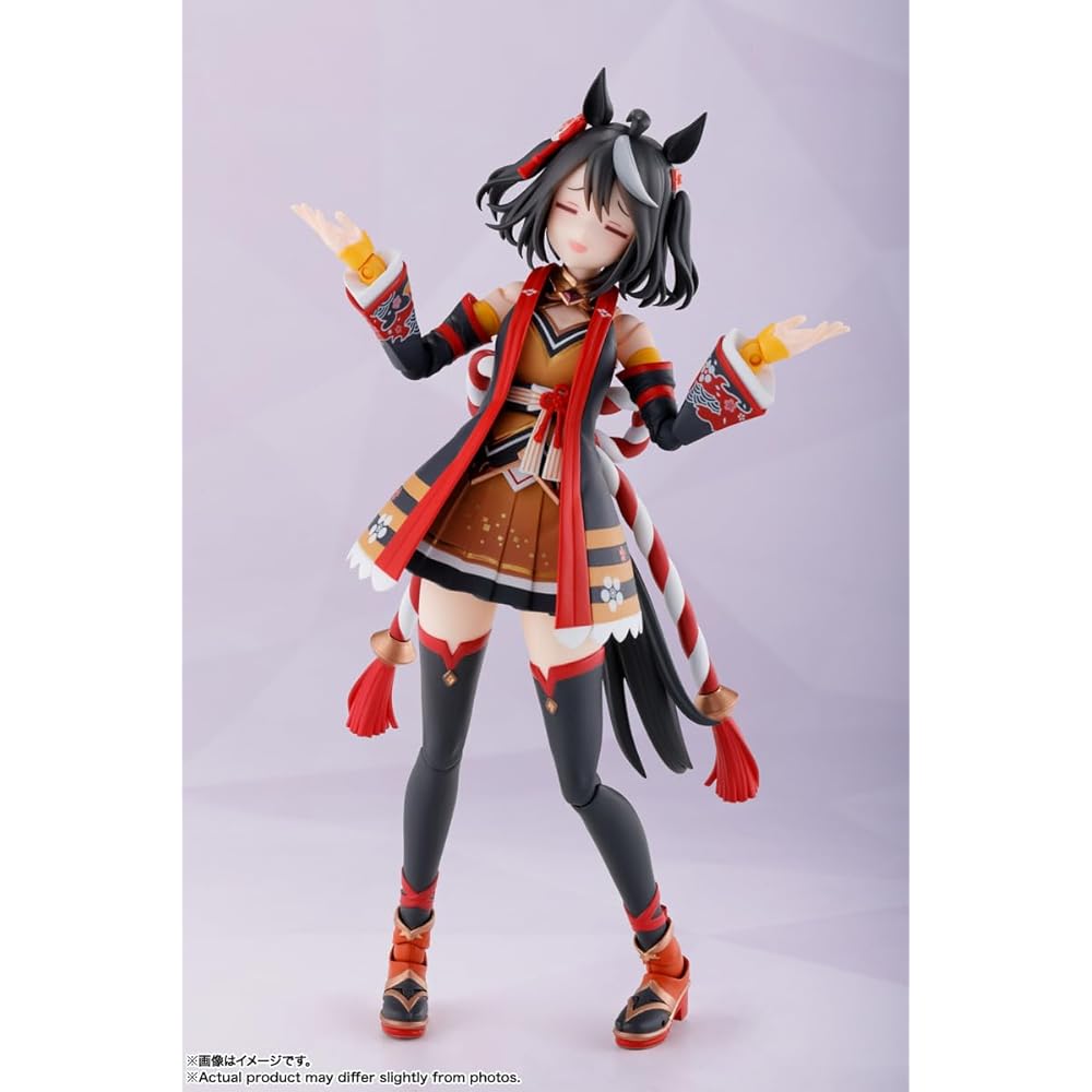 TAMASHII NATIONS S.H. Figuarts Uma Musume Pretty Derby Kitasan Black 140mm PVC ABS Painted Action Figure