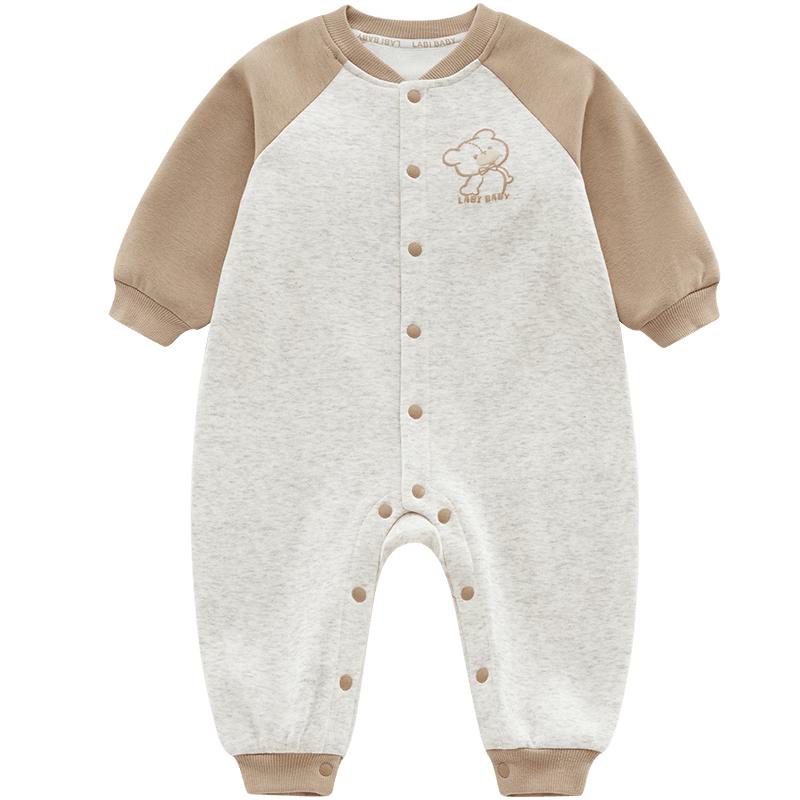 

Labby Baby Warm Fleece Long-Sleeve Romper 66