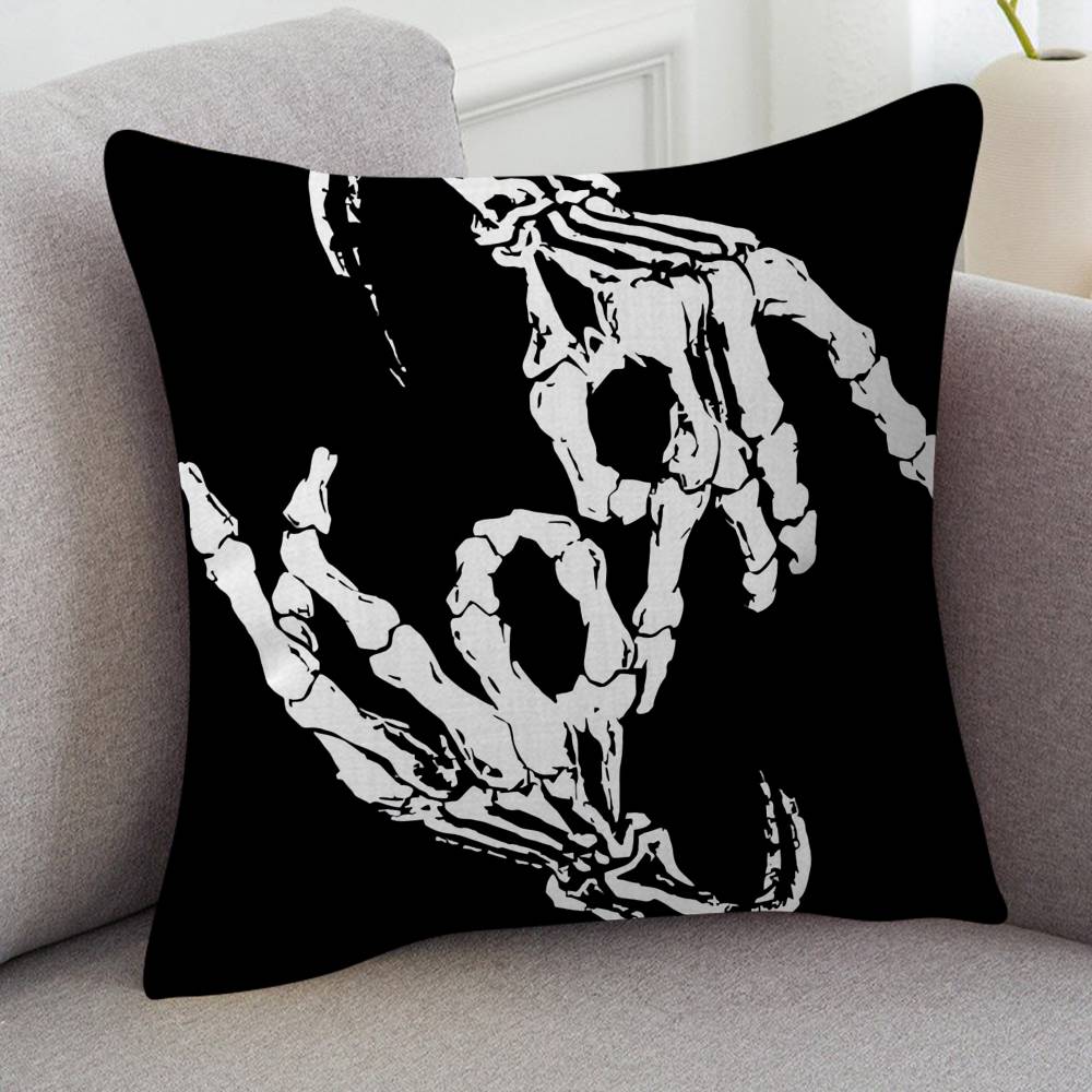 Rock Band Korn Cartoon Series Square Pillowcase Soft Waist Sofa Cushion Cover Bedroom Room Pillowcase