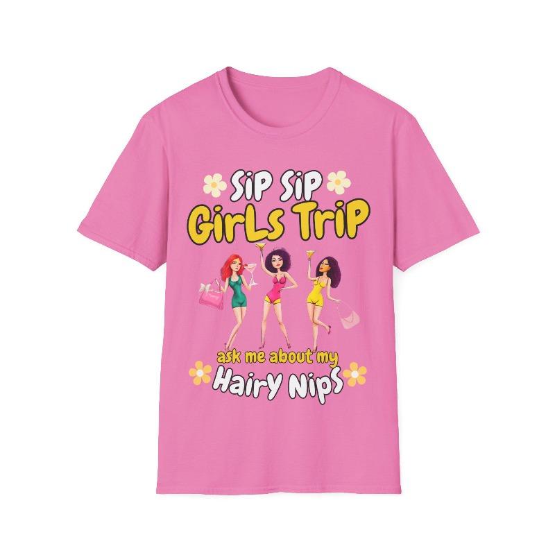 

Funny Girls Trip Travel Cruise Shirts Girls Night Airport Exchange Shit Shirt Summer Loose and Breathable cotton Tshirt Top 4XL