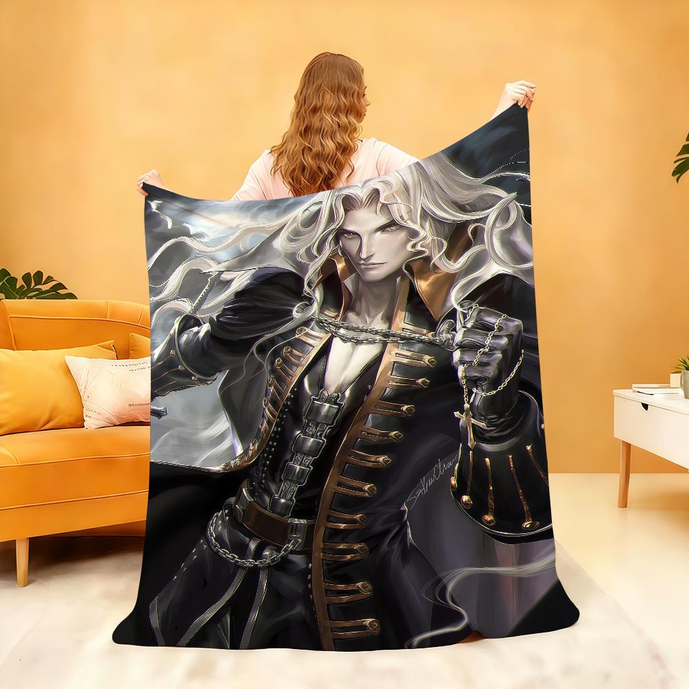 Classic Game C Castlevania S SymphonyS of the N Night Blanket For Soft Throw Blanket for Picnic Bed Sofa Home Bedroom Cozy Warm