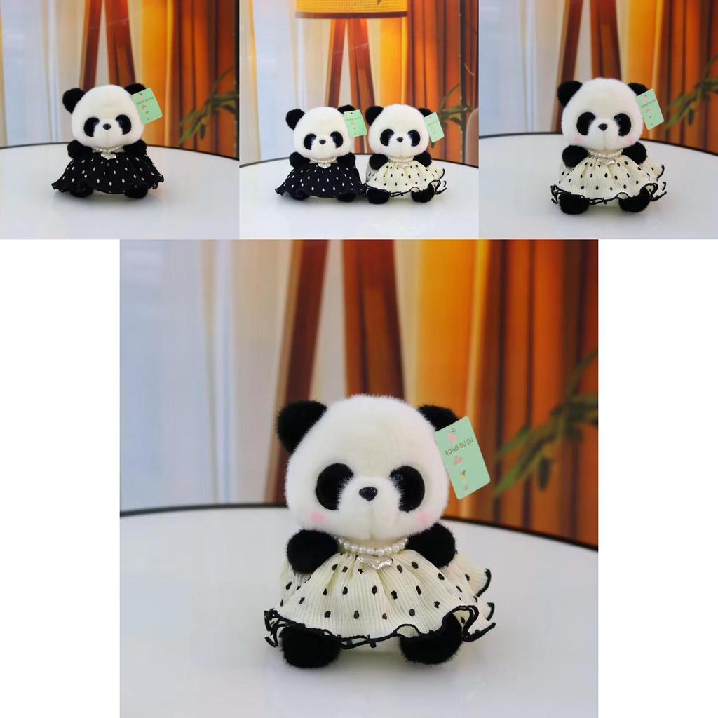 Plush Panda Toy With Soft Short Plush Filling For Kids And Babies Gift