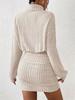 2025 Bodycon Long Sleeve Turtleneck Ribbed Knit Dress - Spring/Autumn/Winter Collection