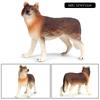 Oenux Big Size Savage Wild Beast Animals Wolf Wolves Model Action Figures Collection Solid PVC High Quality Home decor Toy Gift