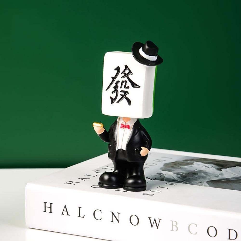 

Смола Маджонг Мини Фигурка Миниатюрная Фигурка Маджонг Игрушки Дети Девочки Мальчики Style G